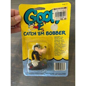 New Vintage Disney Goofy Catch Em Bobber Kids Fishing Bobber